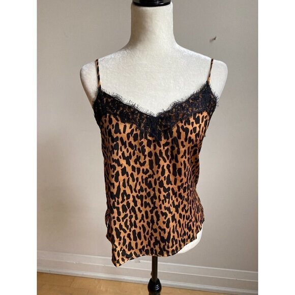Bp Womens Lace Trim BNWOT Animal Print Camisole Tank Nordstrom - Picture 2 of 7